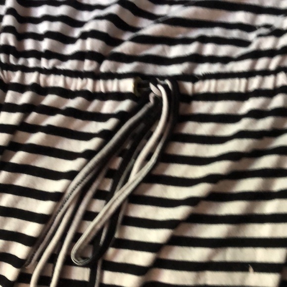 Brand new without tags striped Calvin Klein cinch waist T-shirt dress XB - Picture 3 of 7